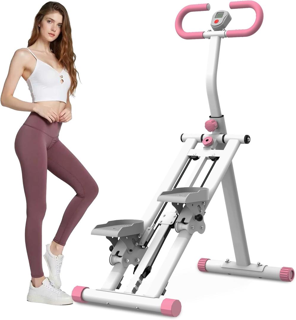Stair Stepper for Home, 265lbs Vertical Climber Machine for Full-Body Exercise, Resistance Home-Upgrade Climber Fitness Equipment with Stable Frame Adjustable Handlebar for Women Men
