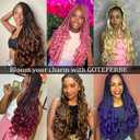 French Curl Braiding Hair 12 Inch Curly Braiding Hair 8 Packs Pre Stretched French Curl Braids Synthetic Extensions Lightweight Hair for Women Loose Wavy for Braids Natural Black
