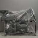 Timber Ridge Folding Oversized Rocking Camping Chair, 400lbs Capacity Portable Outdoor Rocker with Hard Armrests, Cup Holder & Side Pocket, Quick-Fold Design for Outdoor, Patio, Lawn (Grey)