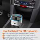 VR robot Bluetooth FM Transmitter for Car, QC3.0 Quick Charge & LED Backlit Bluetooth Car Adapter, Radio Receiver Adapter Car Kit with Dual USB Charging Support TF Card & U Disk