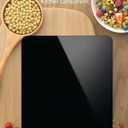 Digital Kitchen Scale, Food Scale with Tempered Glass, Grams and Ounces, 1g High Accuracy for Baking, Cooking, Food (Black Glass)