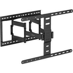 Mount-It! ADA Compliant Ultra Slim Full Motion TV Wall Mount, 1.1" Thin Low Profile Articulating Bracket for 43-90 Inch TVs, Heavy-Duty Swivel, Tilt, and Extend, Max VESA 600x400, 132 lbs Capacity