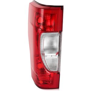 Taillight Assembly Compatible For Ford For F-250 Super Duty 2020-2022 For Ford For F-350 Super Duty 2020-2022 Driver's Side Chrome Housing Red Lens