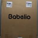 BABELIO Safety Gate Door Fits for Stairs, Narrow and Wide Doorways with Auto Close, Easy Install, No Drilling, Pressure Mounted for Baby, Child, Pets, Dog/Puppy, 26''-40'', White
