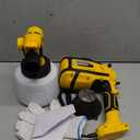 Paint Sprayer, Cosyjazz 1200W HVLP Spray Paint Gun with 5 Nozzles & 3 Spray Patterns, Adjustable Flow Control, 1400ml Container & Cleaning Tools, for House Painting, Fences, Cabinets, Walls etc.