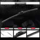 Front and Rear Windshield Wiper Blades, 3 Pcs Front and Back Windshield Wipers Blades Replacement for Toyota RAV4 2019-2025, 26" 16" 12", Car Window Wiper Blades for 2019 2020 2021 2022 2023 2024 2025