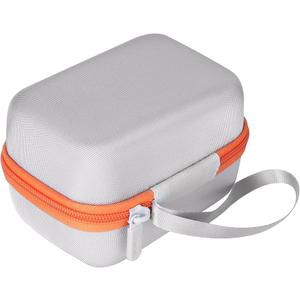 Hard Case Compatible with Yoto Mini Kids Audio Music Player Children Speaker Plays Audiobook Cards Radio (Off White + Orange Case)