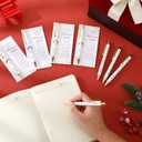 40 Sets Coworker Christmas Gifts Bulk Ballpoint Pens Coworkers Are Like Christmas Lights Greeting Cards Office Appreciation Gifts for Coworkers Staff Employee