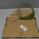 5 Pack Plant Support Stakes, Adjustable Plant Ring Cages with Green Rubber Wrapping, Ideal for Orchids, Indoor and Outdoor Potted Plants, 6" Wide x 11" High