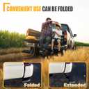GSPSCN Tailgate Bedstep Rear Bed Step Replacement for 2018-2009 Dodge Ram 1500, Ram 2500/3500 (Excludes Dual Exhaust & EcoDiesel Models), Folding Truck Step Retractable Bumper Tailgate Step #75306-01A