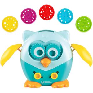 Learning Resources Hoot The Fine Motor Owl - 6 Pieces, Ages 18+ Months, Toddler Toys, Fine Motor and Sensory for Kids