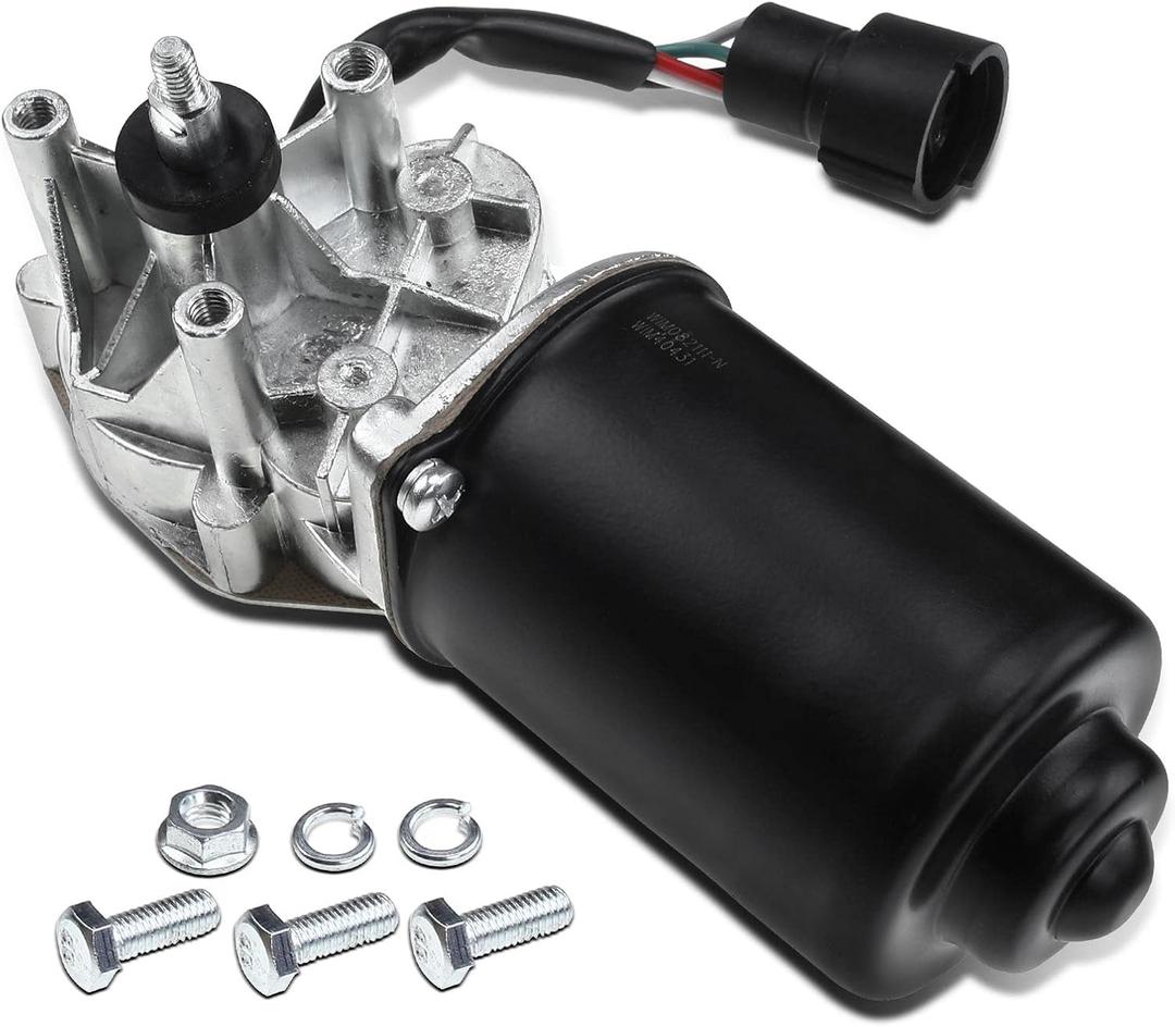 A-Premium Front Windshield Wiper Motor Compatible with Jeep XJ Series Cherokee 1984-1990, Wagoneer 1984-1990, MJ Series Comanche 1986-1990, 5-Pin, Replace# 56000899, 56001402