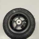 150MM Scooter Inflation Wheel With Aluminium Alloy Hub 6" Pneumatic Tyre With Inner Tube Electric Scooter 6 Inch Pneumatic Tire (black)