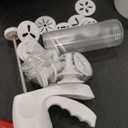 Spritz Cookie Press Gun with 12 Discs & 6 Piping Tips - Cookie Maker Kit for Baking Easy Cookies, Cheese Press & Sweet Decorations