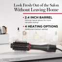 REVLON One Step Volumizer Plus Hair Dryer and Styler | More Volume, Less Damage, and More Styling Control for Easy and Fast Salon-Style Blowouts, Plus Travel-Friendly (Black)