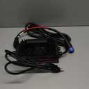 18AMP Lithium Golf Cart Battery Charger for 48 Volt/58.4V (51.2V) LiFePO4 Battery with Ring Terminals Plug