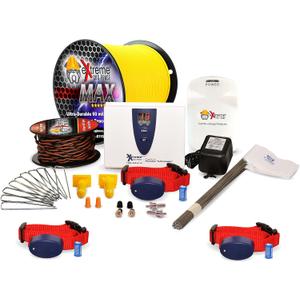 Underground Electric Dog Fence Kit, Pro-Max, 3-Dog, 2000 ft