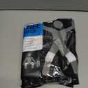 2 x POWERLIX Adjustable Compression Knee Brace for Men & Women, featuring Stabilizers & Patella Support, Optimal Recovery for Knee Pain, Medical Knee Sleeve for Arthritis, Weightlifting, Dance, Running (Large, Black with Strap)