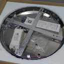 11.8" Modern Crystal Chandeliers LED Crystal Ceiling Light Fixture Flush Mount Ceiling Chandelier Light Chandelier for Dining Room Hallway Three-Tier Dimmable with Remote Control