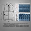 PROSmart Heated Vest Polar Fleece Lightweight Waistcoat with USB Battery Pack for Men and Women (Unisex) (Small, Gray)