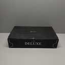 DELUXE Hybrid Nonstick 3.7 Qt Deep Sauté Pan with Lid, Stainless Steel Skillet with Stay-Cool Handles, Dishwasher and Oven-Safe, Deep Frying Pan, Compatible with All Cooktops