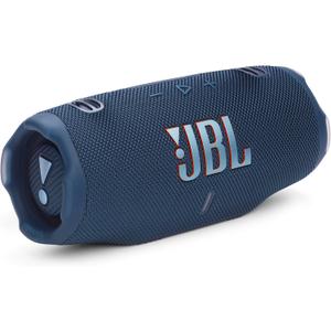 JBL Charge 6 - Portable Waterproof & Drop-Proof Bluetooth Speaker, Bold JBL Pro Sound with AI Sound Boost, 28Hrs of Playtime, Built-in powerbank & Comes with a Sturdy/Removable Carrying Strap (Blue)