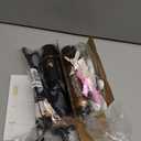 Round Hair Blow Dryer Brush - 1.2 Inch Ceramic Barrel Hair Dryer Brush for Short/Middle Hair, One Step Drying, Volumizing, Straightening and Styling, Negative Ionic Dryer Brush (Black-Golden, 1.2)