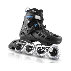 Inline Skates for Kids Girls and Boys, 4 Sizes Adjustable Roller Skates Blades with Full Light Up Wheels for Women Men, Durable Outer Shell, Roller Skates 4-12 Adults