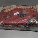 Artoid Mode Snowman Let It Snow Snowflake Christmas Kitchen Mats Set of 2, Winter Home Decor Low-Profile Kitchen Rugs for Floor - 24"x35"+24"x59"+24"x72" (Red)