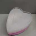 Yerliker 12 Pcs Plastic Food Storage with Lids 16.9 oz Heart Shaped Containers Heart Shaped Seasoning Containers Reusable Dessert Box for Mother Valentine Wedding Birthday Fruit