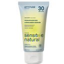 ATTITUDE Mineral Sunscreen for Sensitive Skin, EWG Verified, Broad Spectrum UVA/UVB, Dermatologically Tested, Plant and MineralBased Formula, Vegan, SPF 30, Unscented, 5.2 Oz