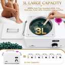 Lifestance 6.5 lb Digital Wax Pot for Hair Removal, 3L Wax Machine, 240℉