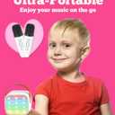 Mini Karaoke Machine with 2 Wireless Microphones for Kids, Kids Toys for Girls and Boys, Portable Bluetooth Speaker Gift for Girls 4, 5, 6, 7, 8+ Year Old Birthday Party(White)