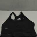 Aoxjox Women's Workout Sports Bras High Impact Fitness Training Gym Khloe Bra Yoga Crop Tank (Black), XL