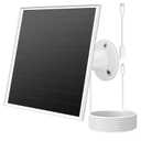 6W Solar Panel for Outdoor Security Camera with Micro USB & USB - C Port, Solar Panel Charger for Battery Camera, Fits Wyze/Reolink DC 5V Output, IP65/360° Adjustable, 9.8ft Cable, Fast Charging