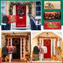 3 Pcs Seasonal Magnetic Mailbox Covers 18x21inch Mail Box Cover Standard Size Post Box Decor for Halloween Thanksgiving Christmas Mailbox Garden Yard Outdoor Decor(Novel)