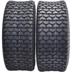 Dayrim 2 Pcs 16X6.50-8 Lawn Mower Tires - 4 Ply, Tubeless, Turf Tread for Riding Mowers & Garden Tractors