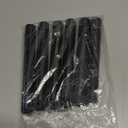 GeilSpace 6 Pack 1/2"  6" Pre-Cut Black Metal Pipe, Industrial Steel Fits Standard Half Inch Black Threaded Pipes and Fittings - Vintage DIY Industrial Shelving (1/2"  6")