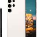 C24 Ultra 5G Smartphone,6+256GB Unlocked Phone, Android 13.048+108MP Zoom Camera,6.8" HD+ Display, Long Battery Life 6800mAh,Dual SIM 5G Cell Phone, Dual SIM,Build-in Pen Phone (White)
