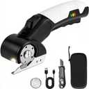 AYP Cordless Electric Scissors,4.2V Cardboard Cutter Machine with Utility Knife & Storage Box, Rotary Cutter Used for Fabric, Leather, Plastic, Carpet Cutting