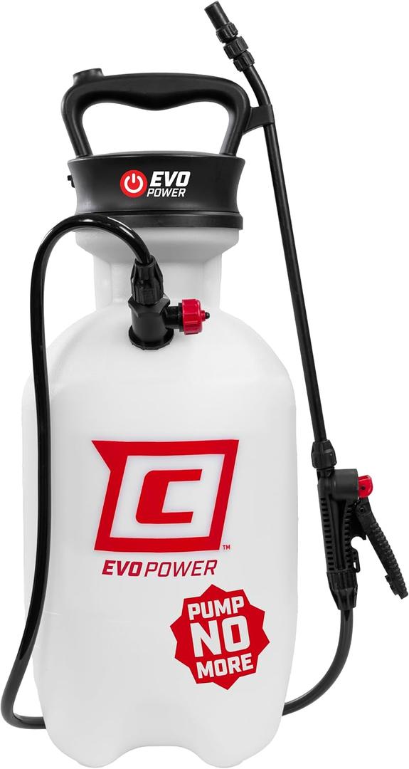 Chapin 28324 Battery Powered Sprayer, No More Pumping, Pressured Autosprayer, 2 Gallon, Lawn, Garden, Anti-Clog Filter, Adjustable Spray Nozzle, Spraying Plants, Watering, Weeds, Fertilizer and Pests