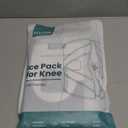 Knee Ice Pack Wrap (1 Pack) - Adjustable Ice Pack for Knees Surgery, Replacement, Arthritis Pain, ACL, Sports Injuries, Post Surgery, for Long Duration - 1 Pack (Blue)