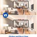 NUOVA GERMANY GU10 LED Light Bulbs Non-Dimmable, 2700K Soft White GU10 Bulb, 5W LED Bulbs with 100Flood Beam Lighting for Kitchen, Range Hood, Living Room, Bedroom, 6 Pack