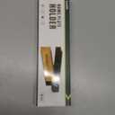 Lenink 6 Pack Name Plate Holder, Office Door Name Plate Holder Adhesive Wall Mount for Meeting Room, Business Department, Warning Area 8 X 2 (Black)