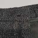 Cicy Bell Womens Tweed Summer Shorts High Waisted Wide Leg Dressy Casual Shorts with Front Pockets Black White L