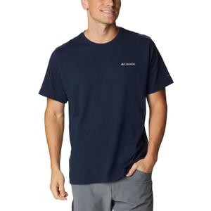 Columbia Men's Thistletown Hills Short Sleeve (Medium, Collegiate Navy Heather)