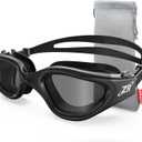 ZIONOR G1 Polarized Swimming Goggles for Unisex Adult Women Anti Fog 100% Anti UV Diving Goggles (A3 (Polarized + Smoke))
