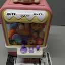 Jovow Claw Machine for Kids, Mini Vending Machine with Music, Prize Dispenser Toys for Girls and Boys, Electronic Claw Game Machine for Party Birthdays, Includes 35 Mini Toys (Small)