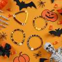 Landical 12 Pcs Wizard Birthday Party Supplies Favors Friendship Bracelet Set Adjustable Stretch Beaded Bracelets