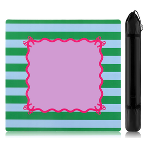 Dunzy 33'' x 33'' Mahjong Mat with Carrying Bag Non Slip Noise Reduction Gaming Mat Rubber Mahjong Table Cover Accessories Gifts for Poker Board Games Dominoes (Purple)